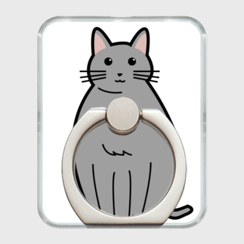 はいいろねこスマホリング | STRIVE | はいいろねこスマホリング.