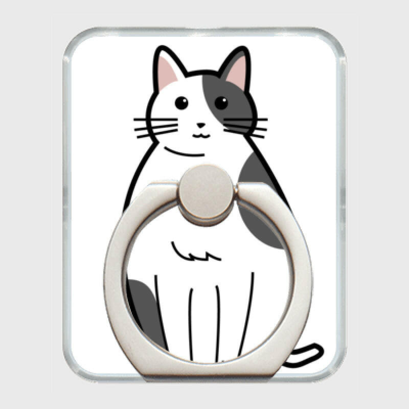 くろしろねこスマホリング | STRIVE | くろしろねこスマホリング.