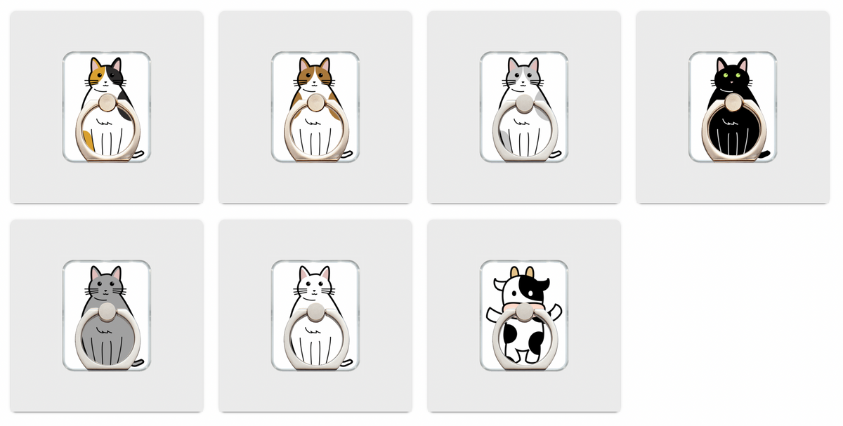 みけねこスマホリング | STRIVE | みけねこスマホリング.